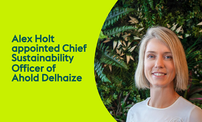 Alex Holt appointed Chief Sustainability Officer of Ahold Delhaize