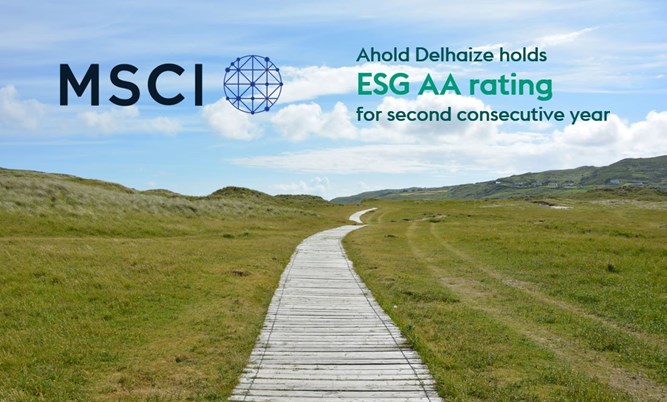 Ahold Delhaize maintains its AA MSCI ESG rating for second consecutive year  
