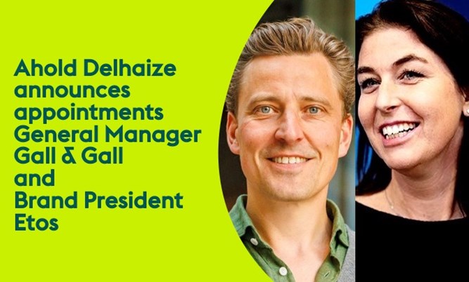 Ahold Delhaize announces two new appointments: Nienke van de Streek as General Manager Gall & Gall and Pieter Saman as Brand President Etos  