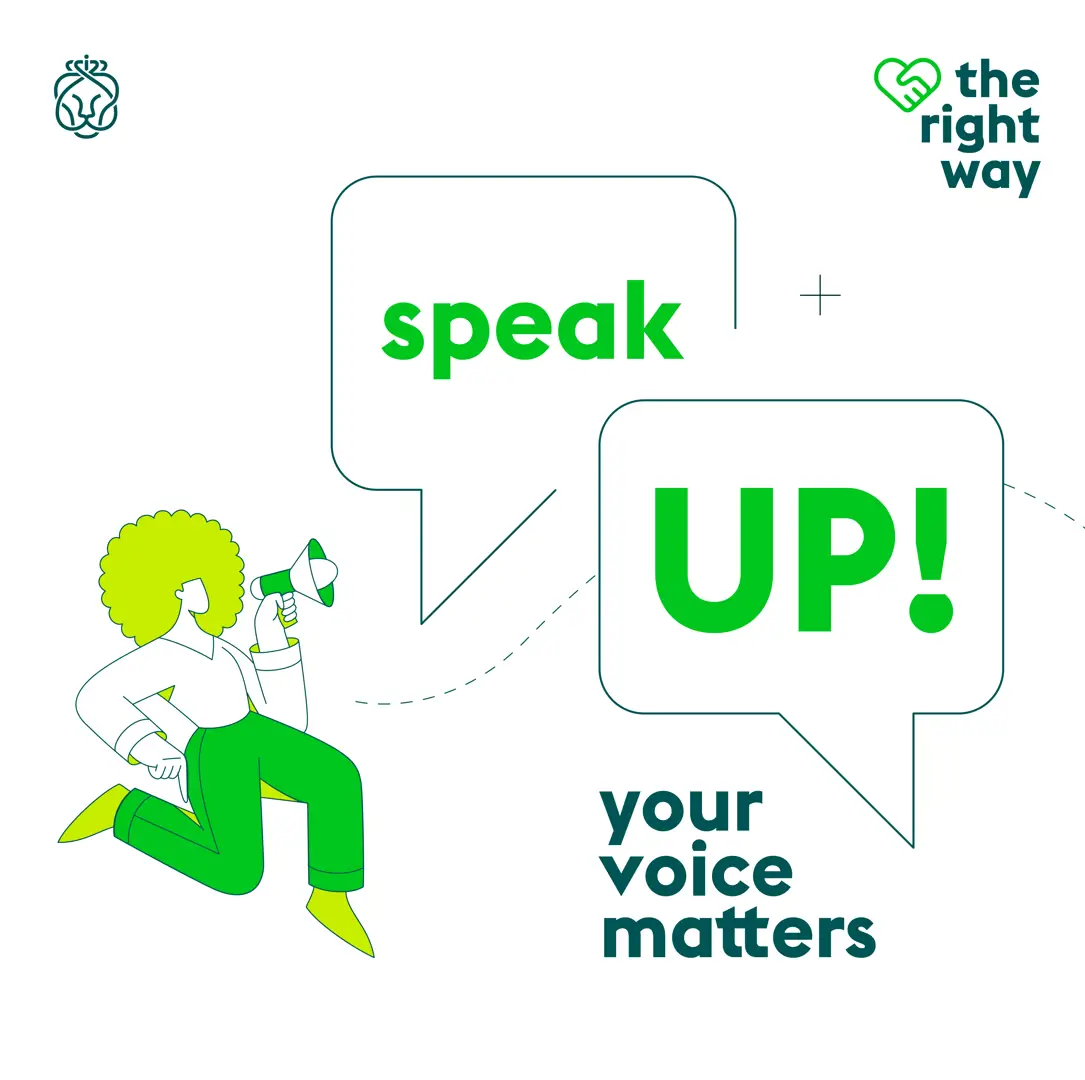 Speak up, your voice matters