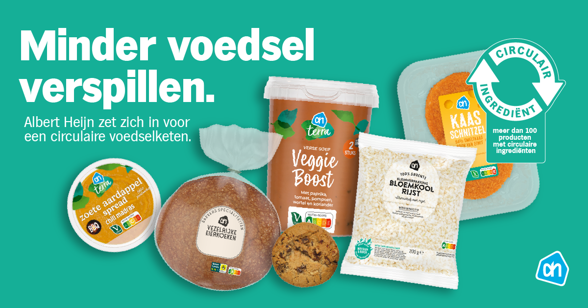 Albert Heijn turns food waste into new products  (in Dutch) 