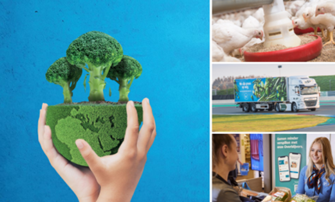 Albert Heijn adapts its CO2 reduction ambition in its supply chain from 15% to 45% by 2030