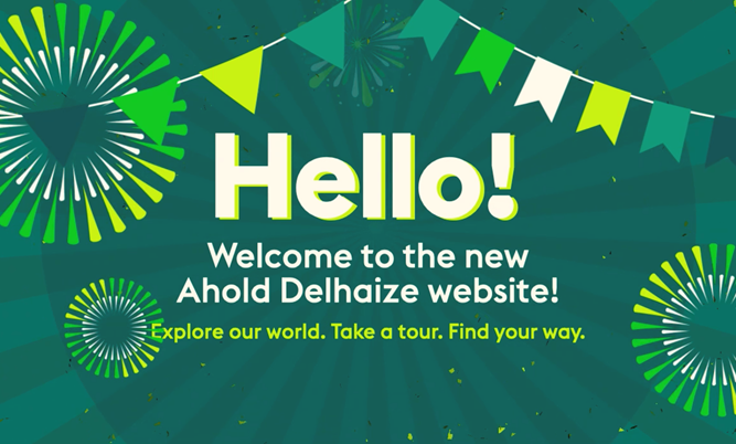Ahold Delhaize launches fresh, new website