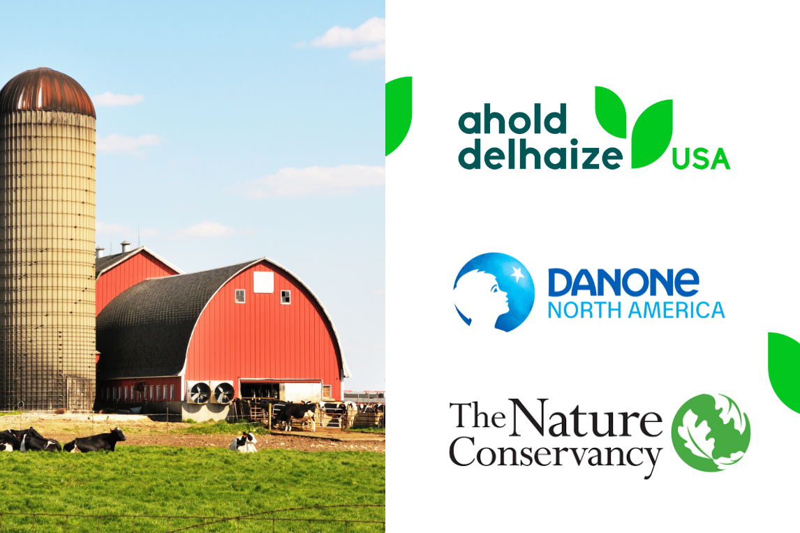 Ahold Delhaize USA, Danone North America and The Nature Conservancy