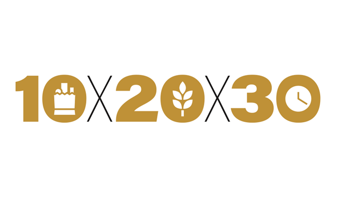 Working together to reduce food waste: 10x20x30 initiative two years on 