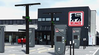 Delhaize Belgium expands charging station fleet with 1,800 additional fast charging points, together with Electra 